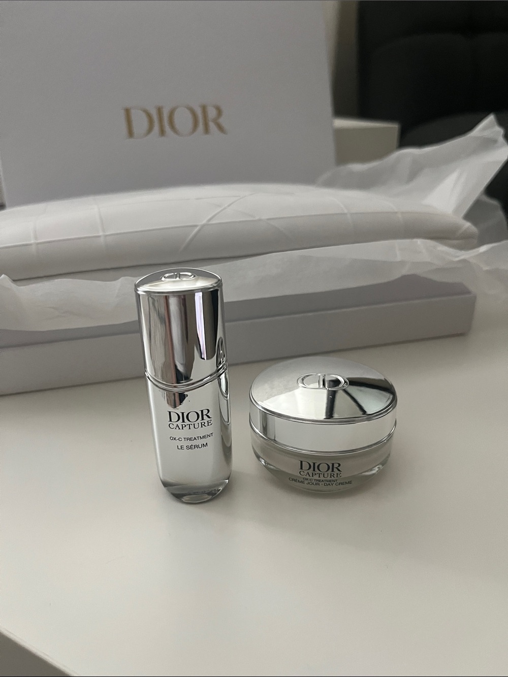 Authentic Dior White Quilted Embossed CD Clutch Pouch - Picture 7 of 8